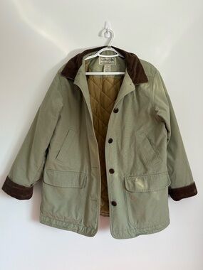 L.L.Bean Women's Quilted Barn Coat Size L